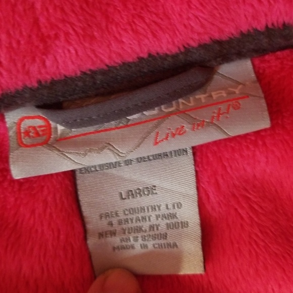 Free Country jacket size large pink/grey - Picture 6 of 7